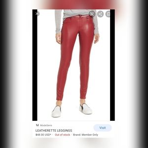 Hue leatherette leggings